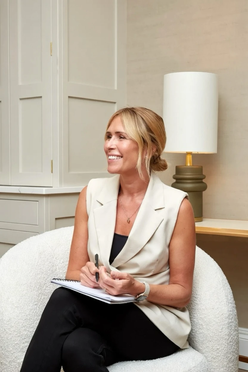 Lucy Jane in her studio